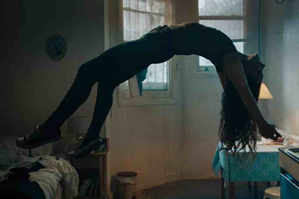 Maud floating in the air in Saint Maud