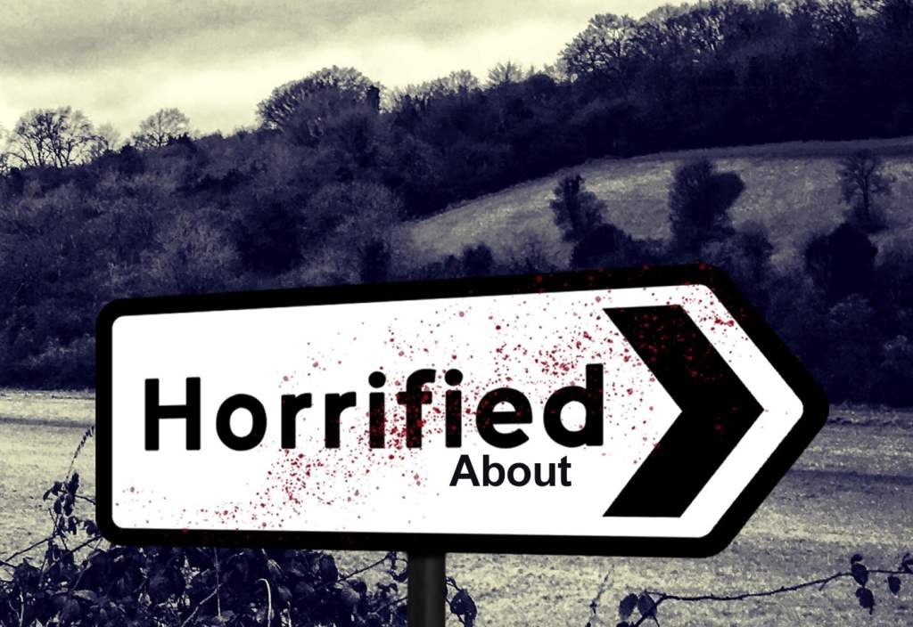 horrified about logo